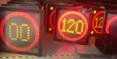 LED matrix road speed Sign